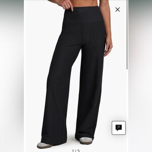 RHONE Black Wide-Leg Women's Pants w Pockets, new with tags